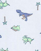 Baby Blue Dino 3-Piece Jumpsuit Set, image 2 of 4 slides