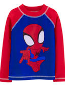 Blue/Red - Toddler Spider-Man Rashguard