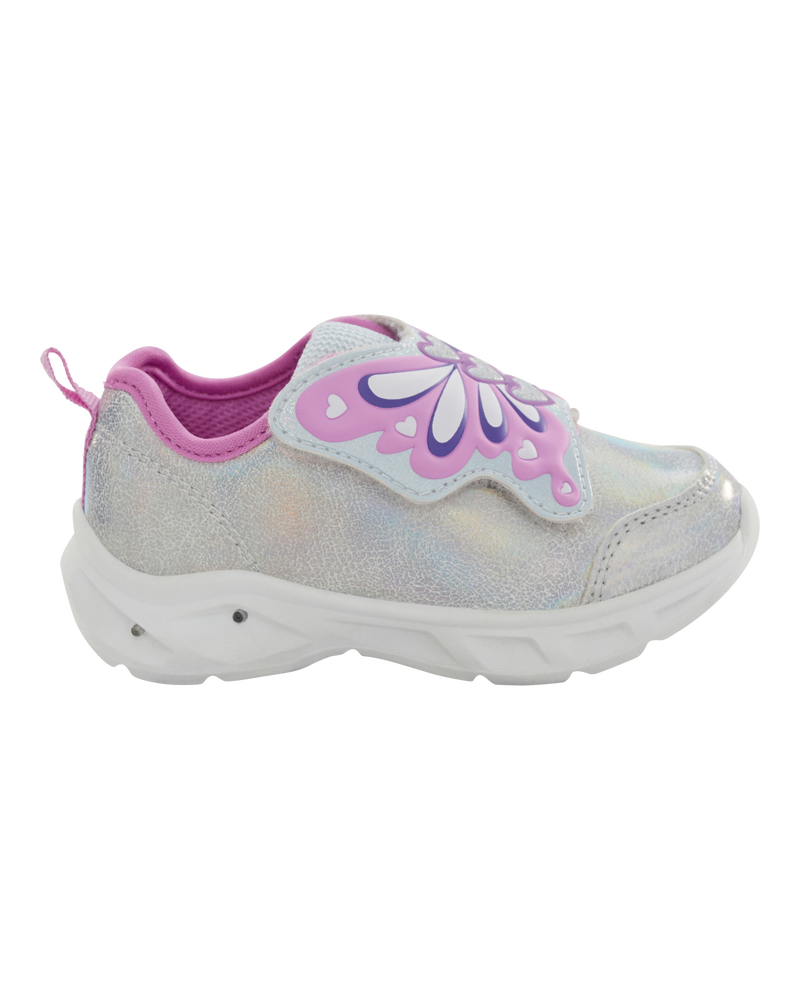 Toddler Butterfly Light-Up Sneakers, image 3 of 8 slides