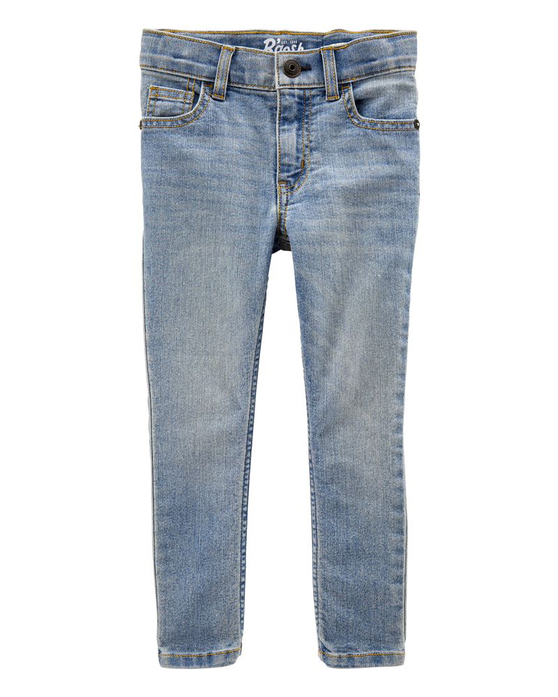 Baby Sun Faded Light Wash Skinny-Leg Jeans, image 1 of 4 slides