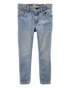 Baby Sun Faded Light Wash Skinny-Leg Jeans, image 1 of 4 slides