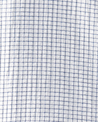 Toddler 2-Piece Organic Cotton Crinkled Seersucker Checkered-Print Set, image 4 of 4 slides