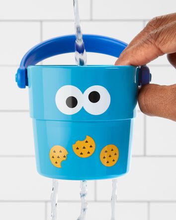 Sesame Street Stack & Pour Bath Buckets, 
