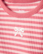 Toddler Girl 2-Pack Long-Sleeve Tops - Blue/Pink, image 2 of 6 slides
