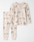 Baby Organic Cotton Pajamas in Turkey Gobbler Print, image 1 of 5 slides