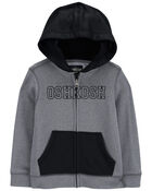 Toddler OshKosh Logo Zip Jacket, image 1 of 3 slides