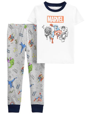 Toddler 2-Piece ©MARVEL100% Snug Fit Cotton Pajamas, 