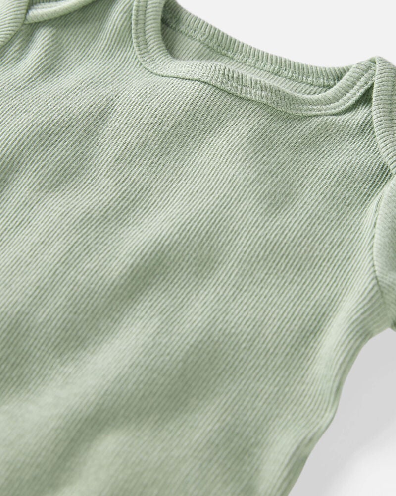 Baby 3-Pack Organic Cotton Bodysuits, image 2 of 6 slides
