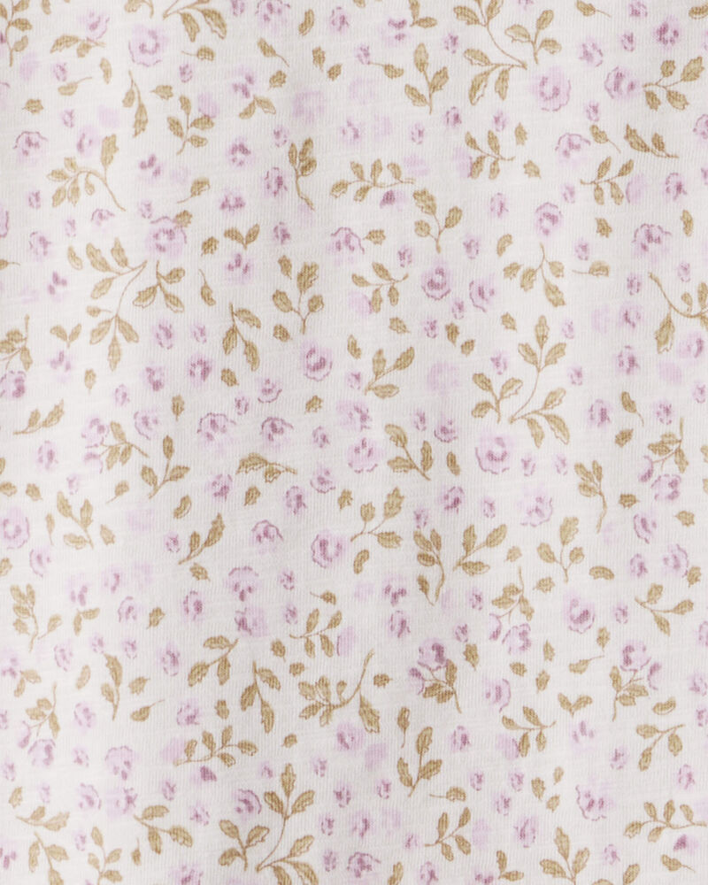 Toddler Girl 
2-Pack Organic Cotton Tees in Botanic Muse Print, image 4 of 6 slides