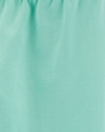 Kid 2-Pack Turquoise & Purple Cotton Stretch Leggings, 