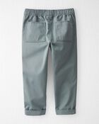 Toddler Organic Cotton Twill Pants in Slate, image 2 of 4 slides