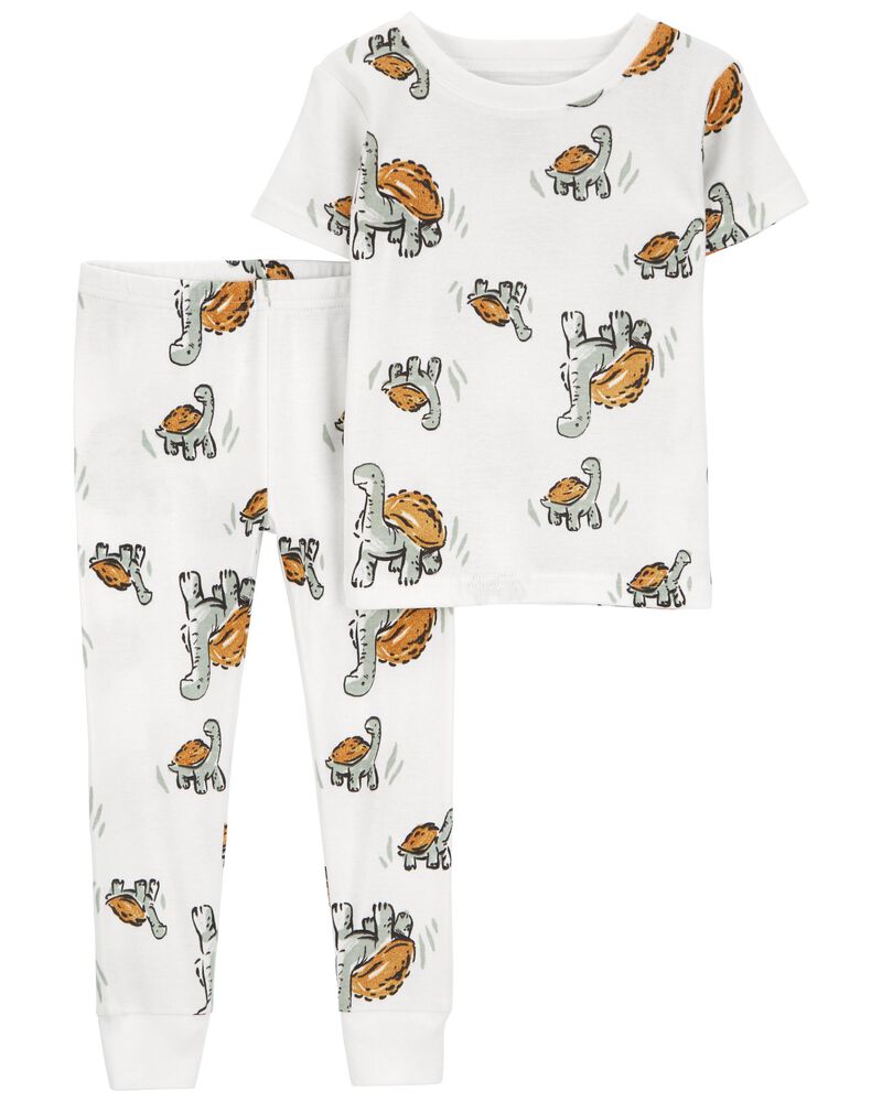 Toddler 2-Piece Turtle 100% Snug Fit Cotton Pajamas, image 1 of 2 slides