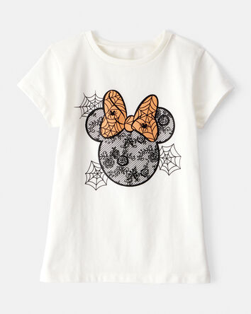 Toddler Disney© Minnie Mouse Halloween Short-Sleeve Graphic Tee - Ivory, 