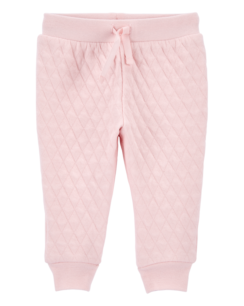 Baby Quilted Double Knit Joggers, image 1 of 2 slides