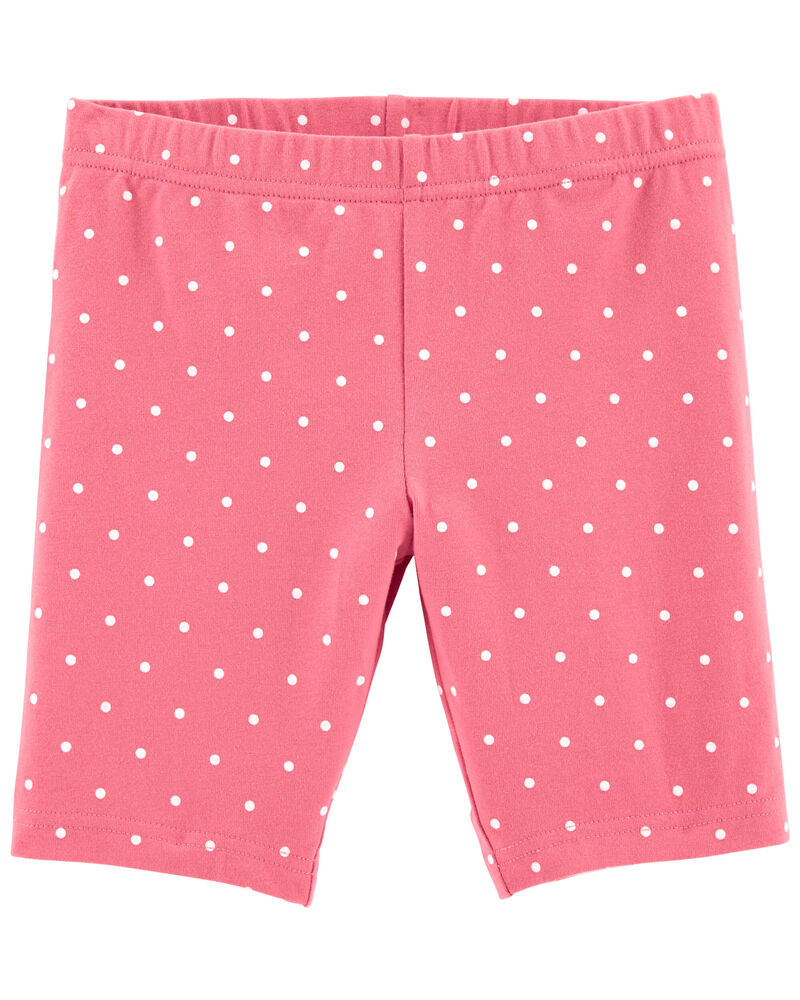 Kid Polka Dot Bike Shorts, image 1 of 2 slides