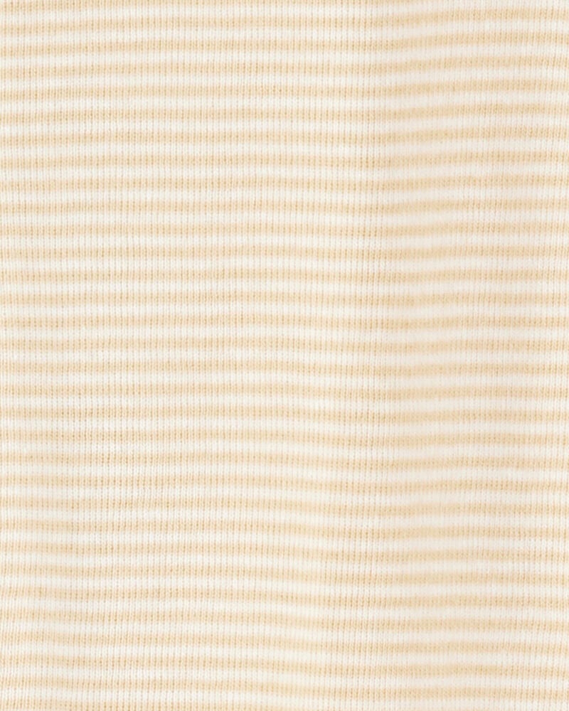 Baby 2-Pack Striped Duck Print 2-Way Zip Cotton Sleep & Play Pajamas, image 2 of 6 slides