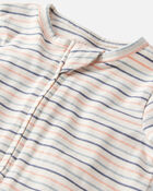 Baby 2-Pack Organic Cotton 2-Way Zip Rompers, image 2 of 5 slides