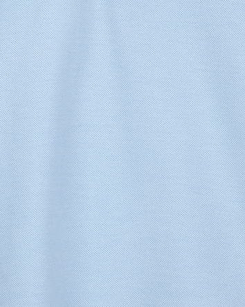 Toddler Pique Uniform Polo Shirt - Blue, 