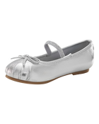 Toddler Ballet Slippers - Silver, image 7 of 7 slides