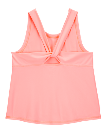 Kid Active Twist Tank - Coral, 