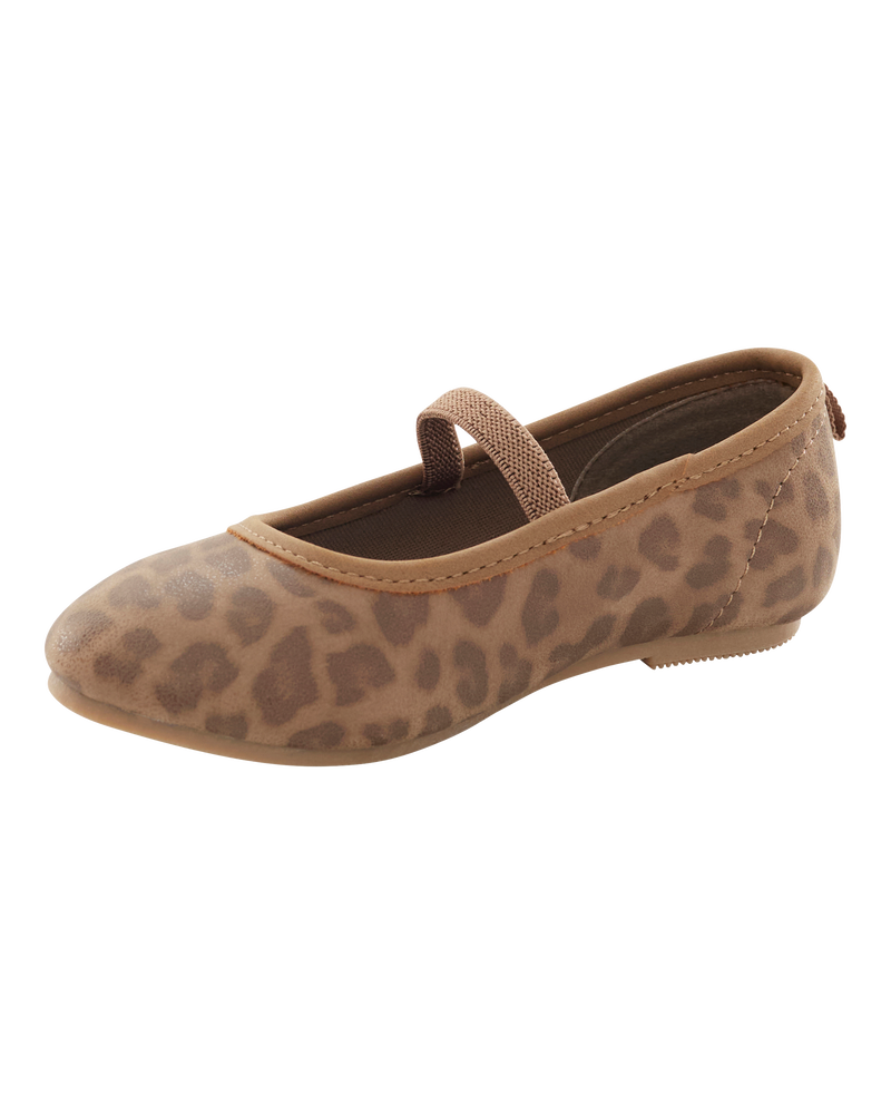 Toddler Leopard Ballet Flats, image 6 of 6 slides