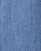 Girls Mid-Rise Denim Pull-On Jeans - Blue, image 3 of 4 slides