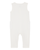 Baby 2-Piece Jumpsuit & Sock Set - Ivory, image 2 of 5 slides