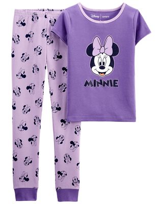 Purple Kid 2-Piece Minnie Mouse 100% Snug Fit Cotton PJs | carters.com