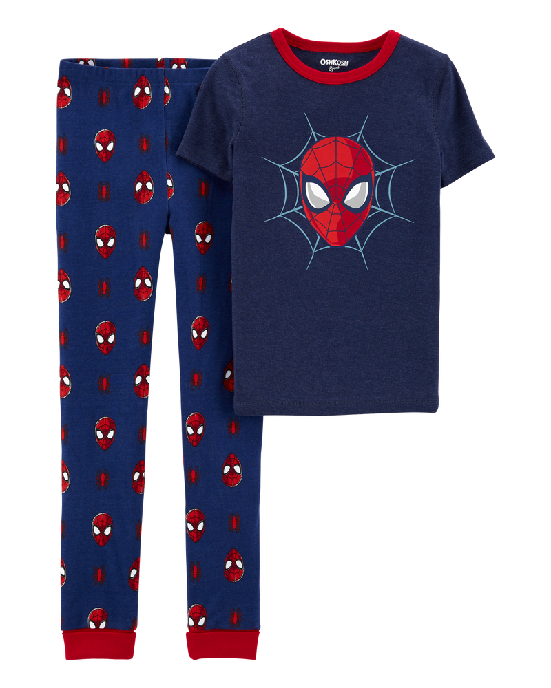 Kid 2-Piece Spider-Man 100% Snug Fit Cotton Pajamas, image 1 of 3 slides