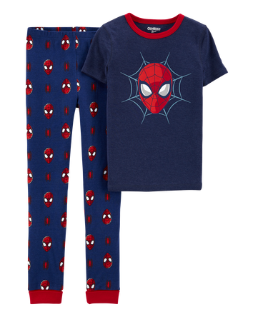 Kid 2-Piece Spider-Man 100% Snug Fit Cotton Pajamas, 