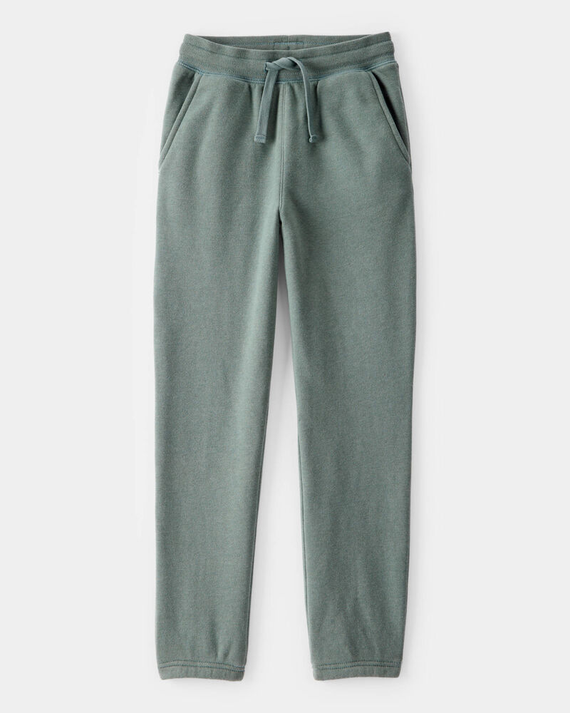 Boys DayDream Fleece Drawstring Joggers - Green, image 1 of 4 slides