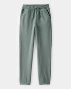 Boys DayDream Fleece Drawstring Joggers - Green, image 1 of 4 slides