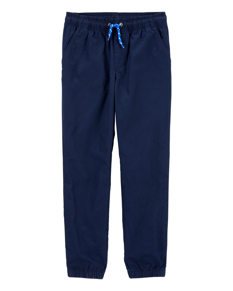 Kid Pull-On Poplin Pants, image 1 of 5 slides