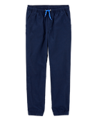 Kid Pull-On Poplin Pants, image 1 of 5 slides