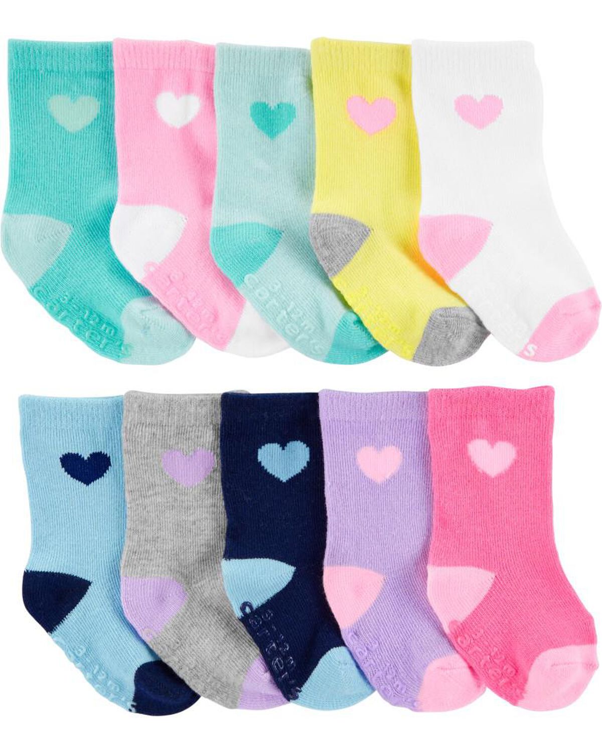 Multi Baby 10Pack Crew Socks