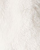 Baby Sherpa Hooded Long-Sleeve Sweater - White, image 3 of 4 slides