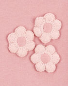 Baby Girl Short-Sleeve Fashion Top - Pink, image 2 of 3 slides