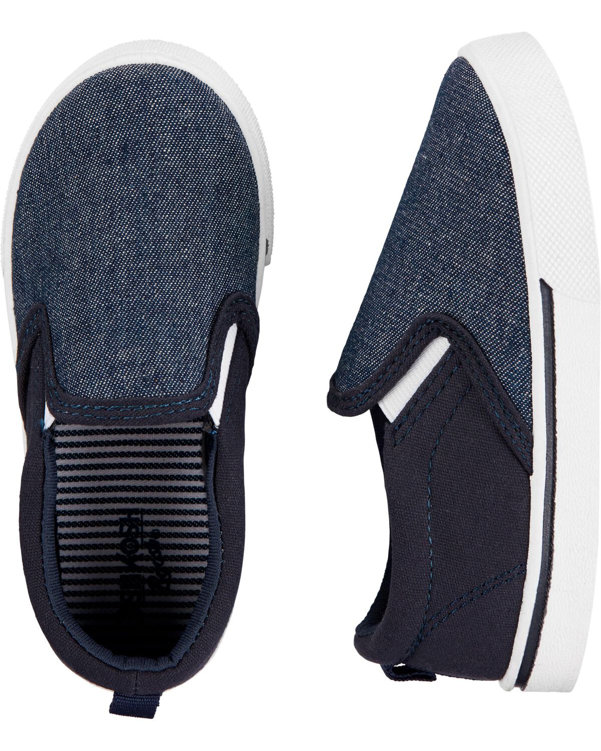 Navy Toddler SlipOn Sneakers