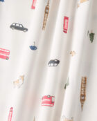 Baby Boy London Print PurelySoft Blanket, image 2 of 3 slides