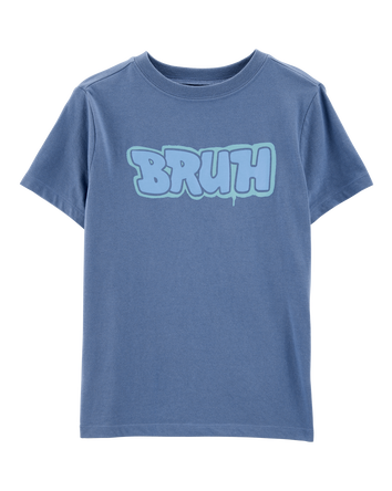 Kid Bruh Short-Sleeve Graphic Tee - Blue, 