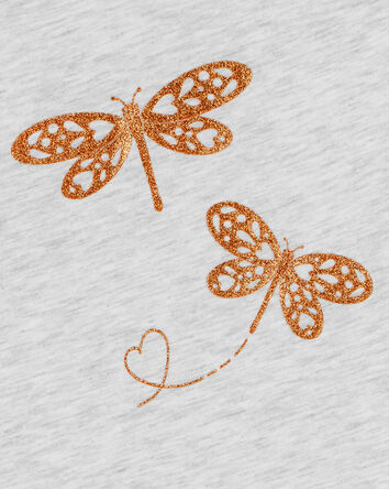 Toddler Glitter Dragonfly Graphic Tee, 