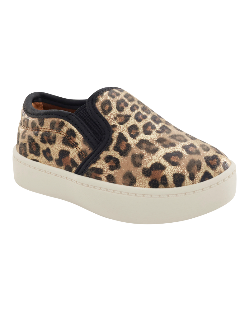 Toddler Leopard Slip-On Shoes, image 1 of 7 slides