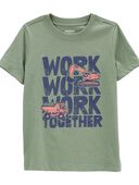 Green - Work Together Graphic Tee