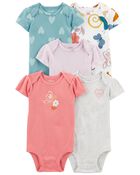 Baby 5-Pack Short-Sleeve Bodysuits, image 1 of 8 slides