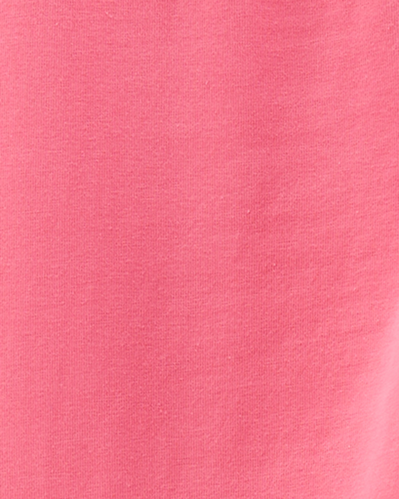 Girls Cotton Stretch Leggings - Pink, image 2 of 4 slides