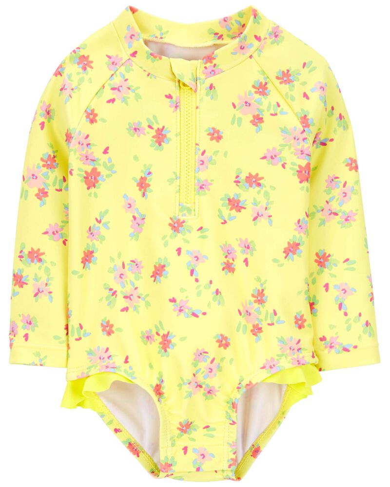 Baby 1-Piece Ruffle Swimsuit, image 1 of 3 slides