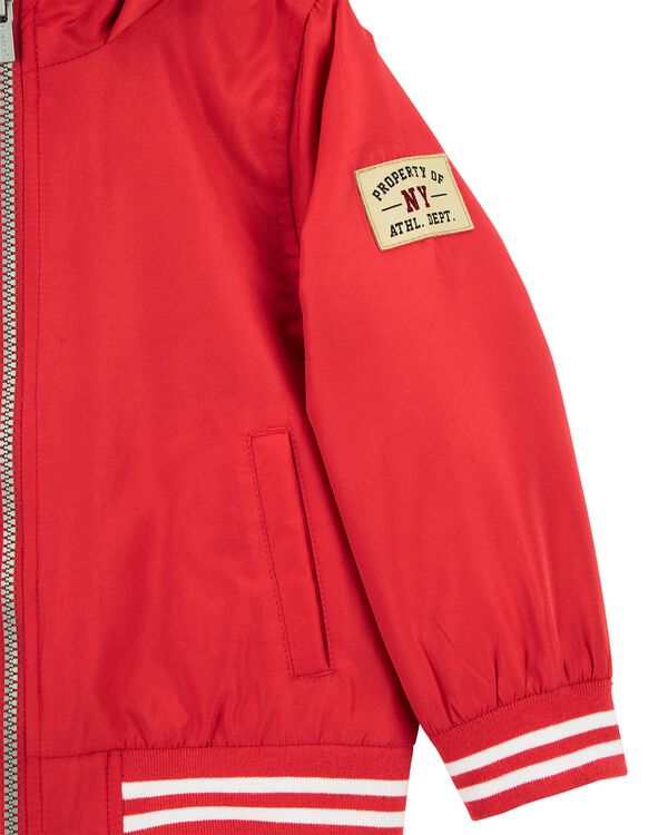 Red Toddler FleeceLined MidWeight Jacket