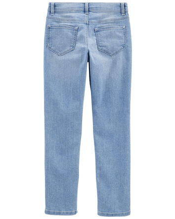 Kid Light Blue Wash Super Skinny-Leg Jeans, 