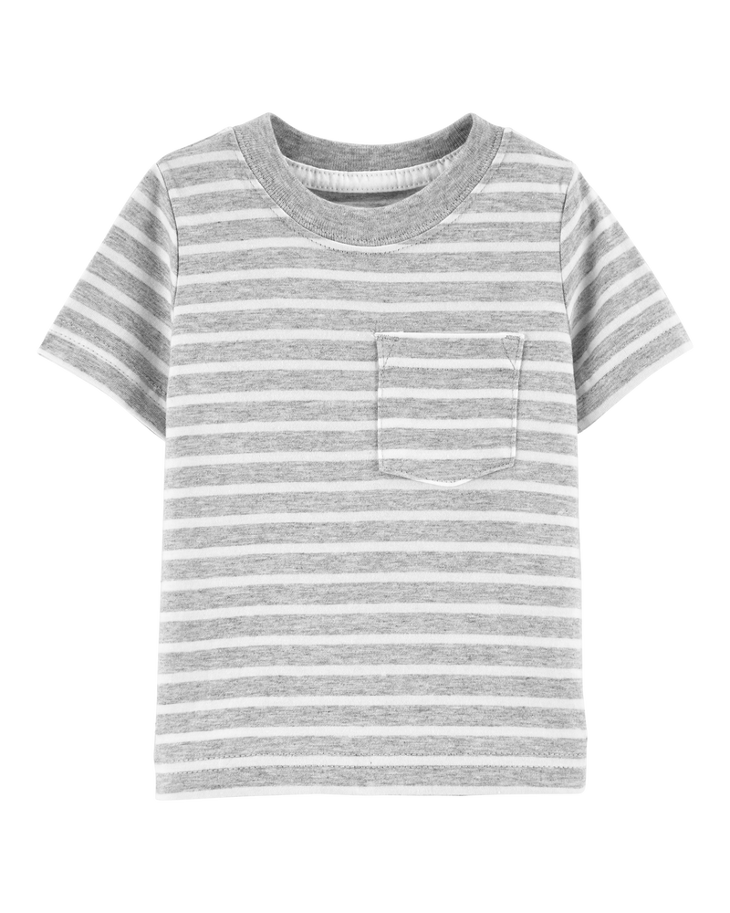 Baby Striped Pocket Tee, image 1 of 3 slides