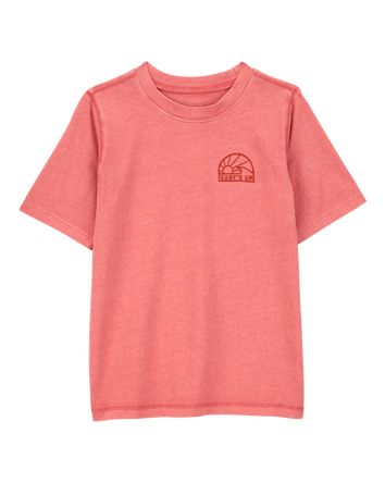 Kid Solid Short-Sleeve Tee - Red, 